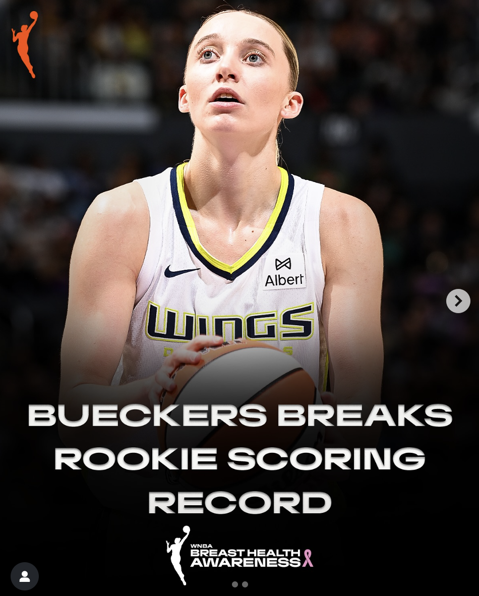 Most points by a rookie in WNBA history