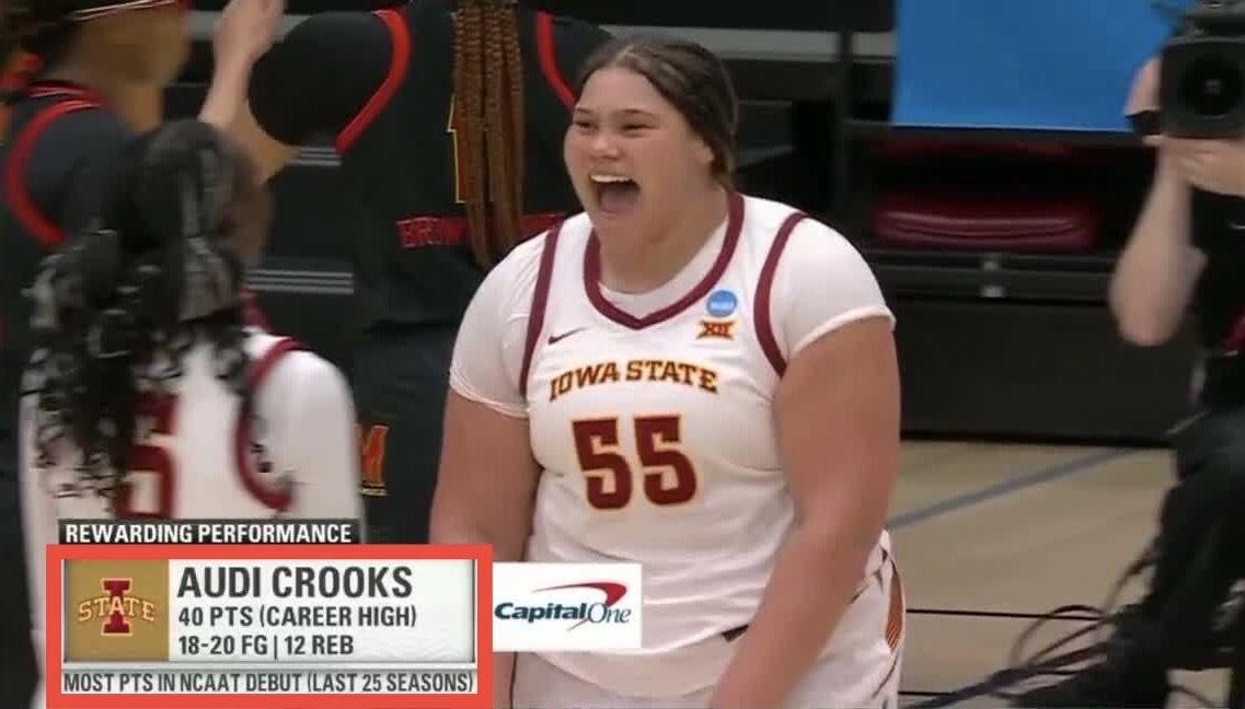 Most points in a single game by a freshman in NCAA history (40 pts)