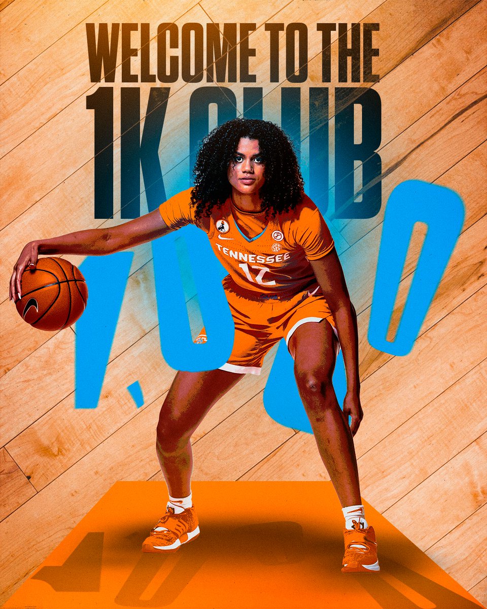 47th Lady Vol to Score 1,000+ Career Points
