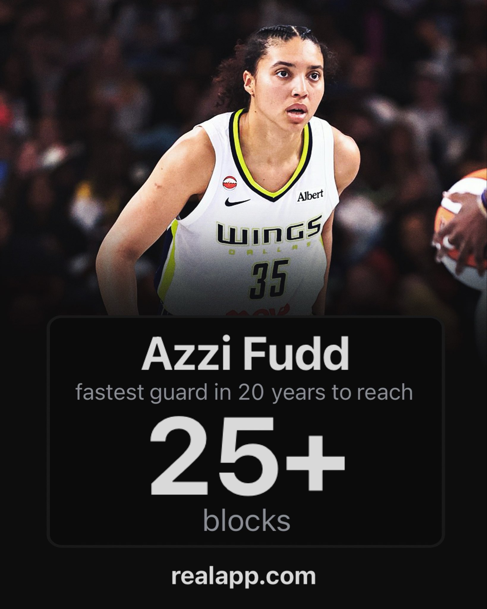 Fastest guard in 20+ years to 25 career blocks