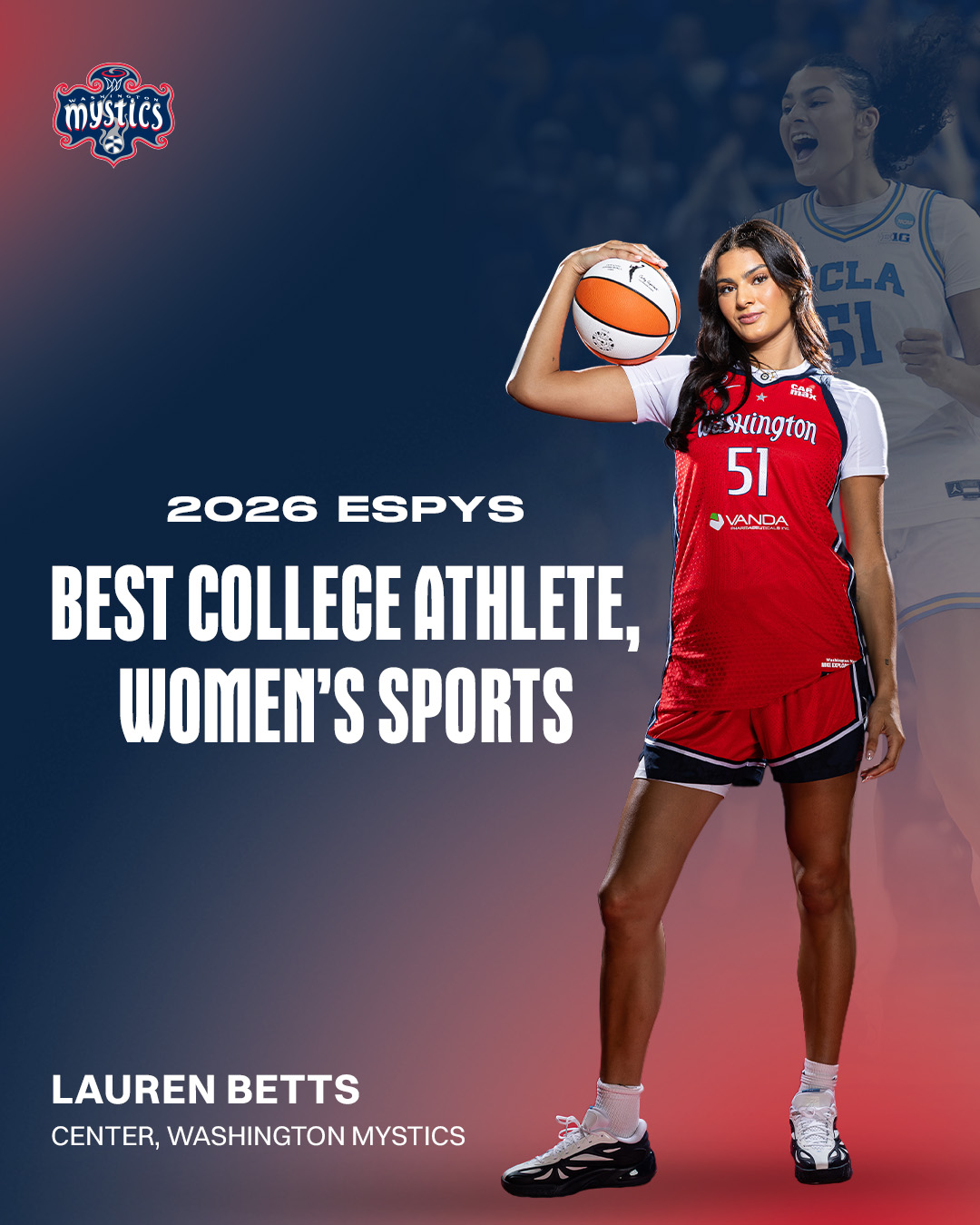 2026 ESPY Winner โ Best College Athlete, Women's Sports