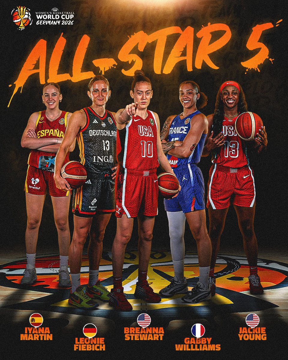 2026 FIBA Women's World Cup All-Star Five (France)