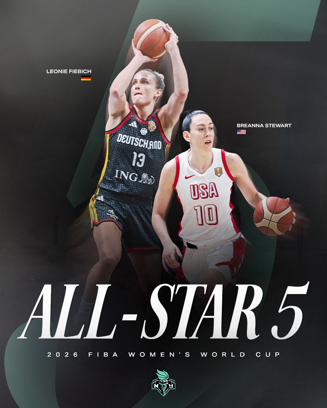 2026 FIBA Women's World Cup All-Star Five